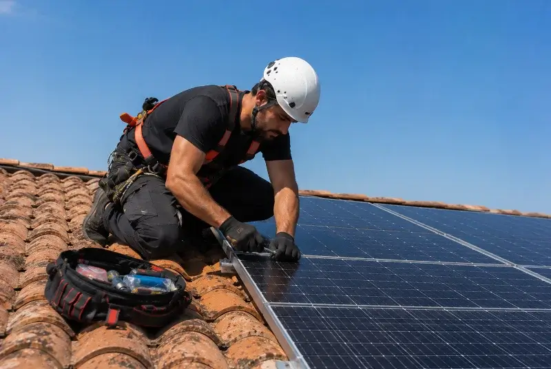 Maintenance et monitoring de panneaux solaires à Peyrignac