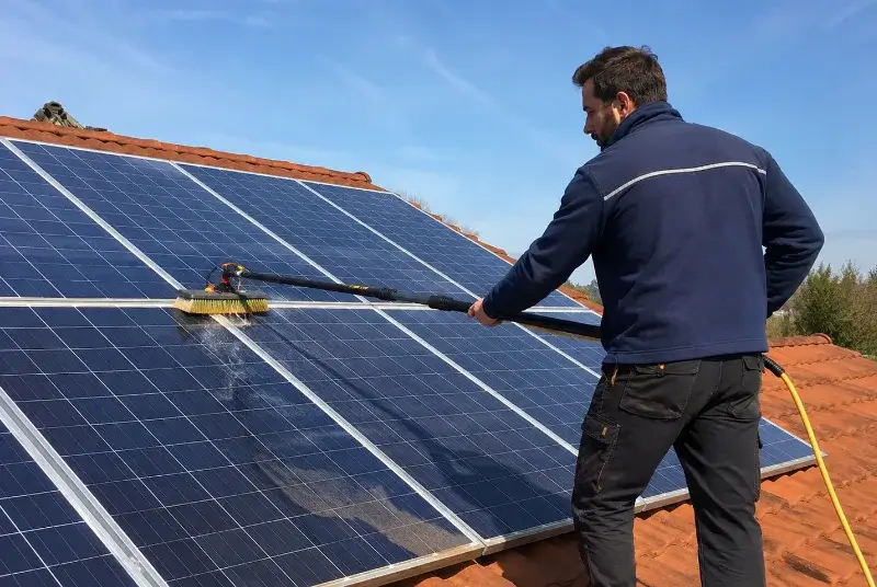 Nettoyage et entretien de panneaux solaires à Peyrignac